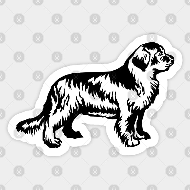 Newfoundland Dog Sticker by Mia's Designs